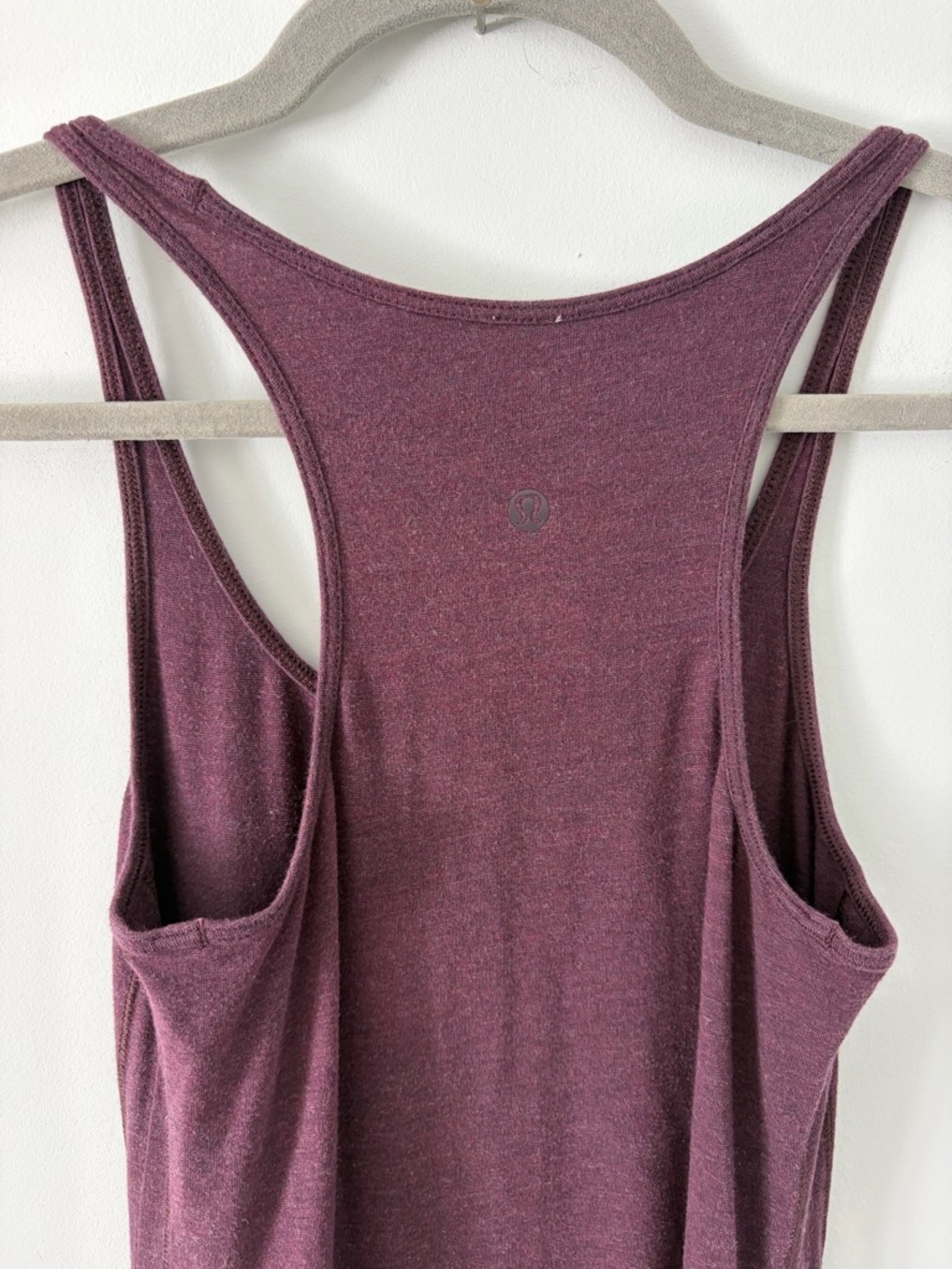Lululemon Refresh Racerback Maxi Dress Heathered Bordeaux Drama Black Cherry 2 - Picture 5 of 8